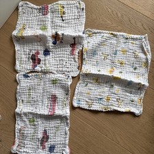 Spucktücher /Stilltuch Klein 3er Set 100% Cotton