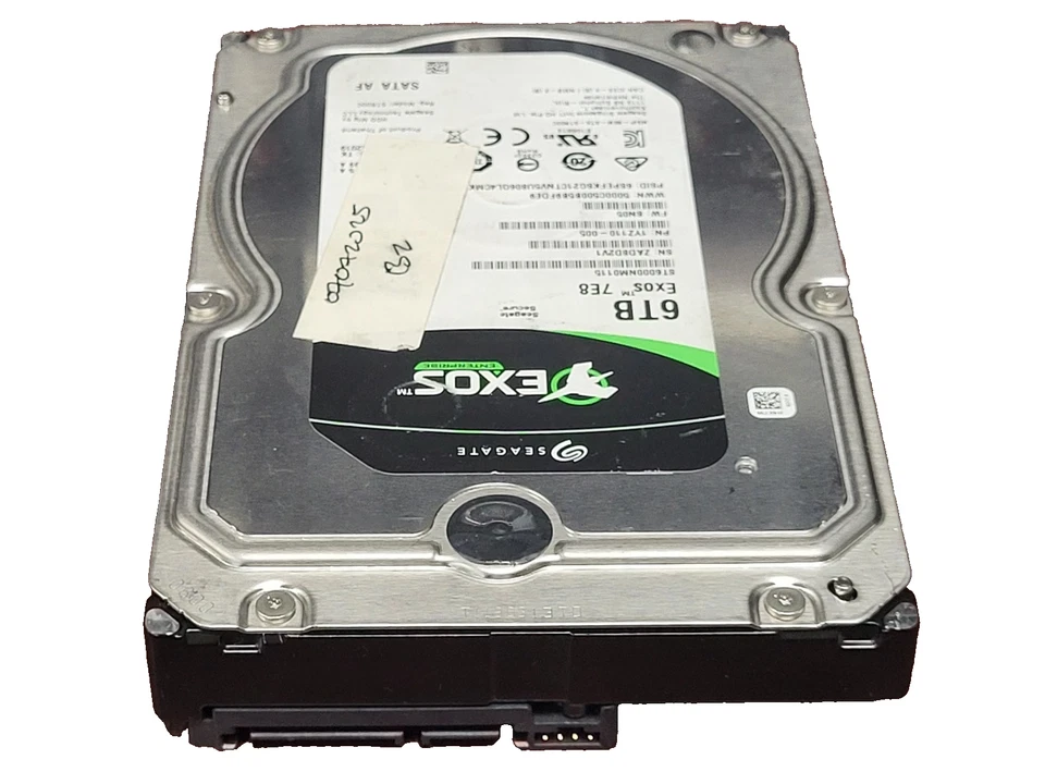 Seagate EXOS 7E8 - 6TB 7200RPM 3.5" SATA 256MB ST6000NM0115 PN: 1YZ110-005 #73 - Image 3 of 3