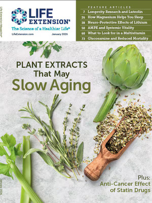 LIFE EXTENSION-JANUARY 2026-PLANT EXTRACTS THAT MAY SLOW AGING-NEW-FAST SHIPPING