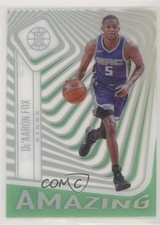 2020-21 Panini Illusions Amazing Emerald De'Aaron Fox #7 0g9j