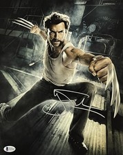 Hugh Jackman Signed 11x14 Photo Wolverine X-Men Logan Autograph Beckett COA