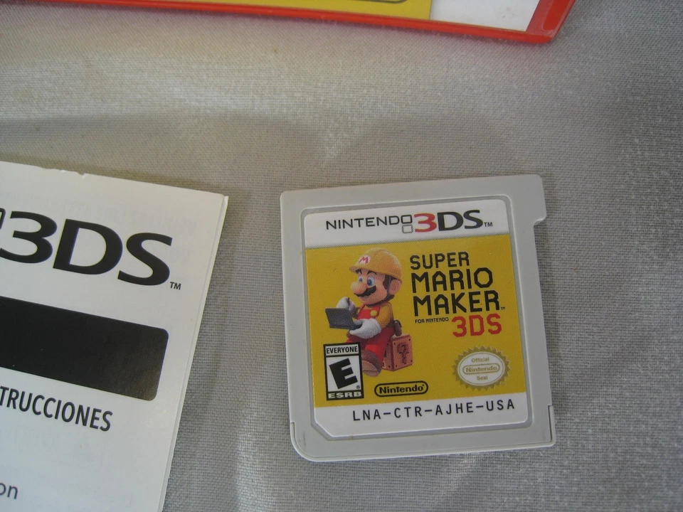 Super Mario Maker Nintendo 3DS Video Game Complete Action Platformer NTSC USA - Image 3 of 4