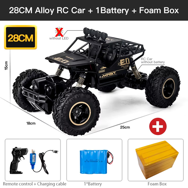 With Led Lights 2.4g Radio Remote Control Cars Buggy Off-