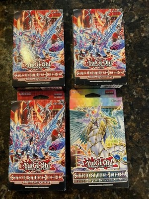 LOT OF 4 Yu-Gi-Oh! 3-Albaz Strike, 1 Legend of the Crystal, Structure,New Sealed