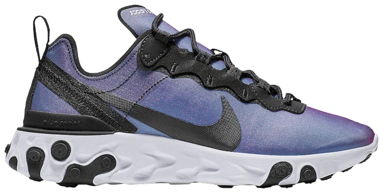 Nike React Element 55 Black White for Sale | Authenticity  display picture 2