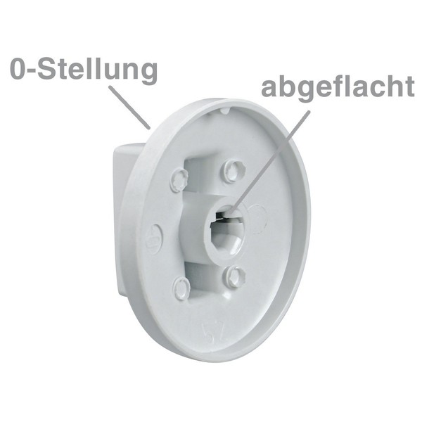 Neu Backofen Herd Ofen 9-Teilig Weiß Knebelset Drehschalter Knepbel Universal-image