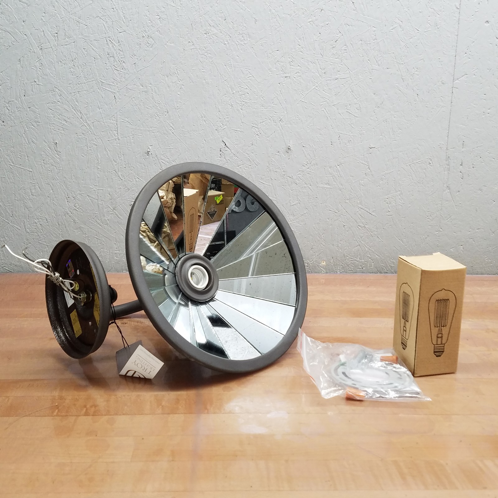 Troy Lighting B3142 Wall Sconce Wall Light, Brooklyn, 12", Heritage Bronze - NEW