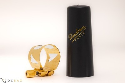 Vandoren Optimum Alto Saxophone Ligature and Cap Set