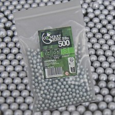 COMBAT ZONE Alu BB&acute;s Rundkugeln 500 St&uuml;ck im Zip Beutel f&uuml;r Softairwaffen