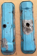 1964 Pontiac Gto Full-size Oem Steel Valve Covers No Dents Clean Paint Nice