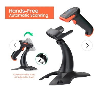 TERA HW0002 2D Wireless Barcode Scanner - Orange