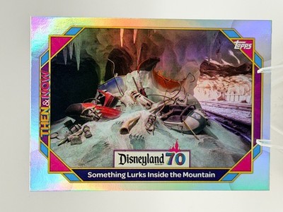 2025 Topps Disneyland 70th *RAINBOW* #40 Something Lurks Inside the Mountain NOW