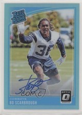 2018 Donruss Optic Rated Rookie Blue Prizm 1/75 Bo Scarbrough #194 Auto 1u6