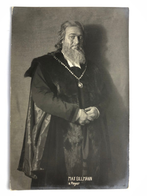 AK Foto - Max Gillmann (1874 1926) Opernsänger Bass - Pogner in Wagner Oper
