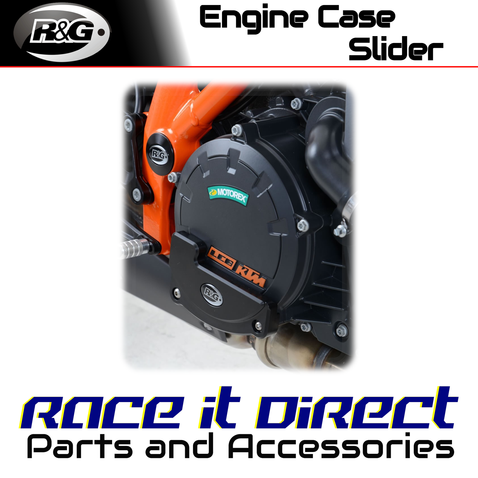 R&G - ECS0110BK - Engine Case Sliders