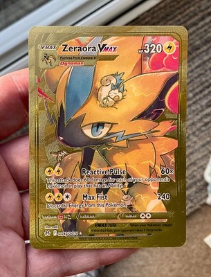 Zeraora VMAX GG42/GG70 Krone Zenith Pokemon Gold Karte Rare Sammlerstück 320