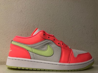 Nike Air Jordan 1 Low SE Lava Glow Barely Volt White FN6772-671 Size 10.5