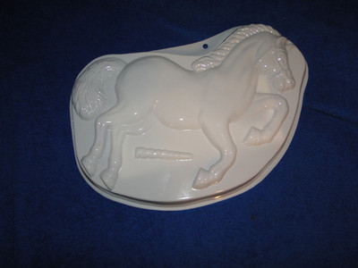 New Vintage CK Products Horse/Unicorn Pantastic Plastic Baking Pan, 49-9020