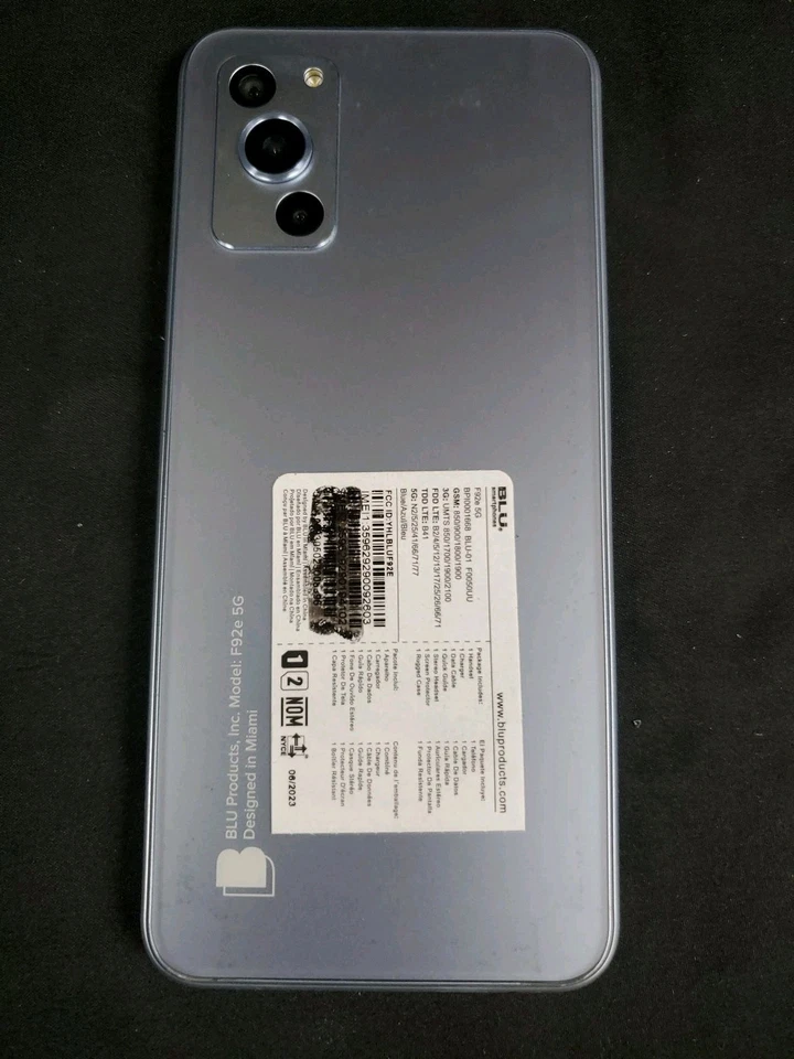 Lot Of 11 BLU F92e 5G Unlocked 128GB Dual SIM Working NEEDS NEW SCREEN / REPAIR - Image 3 of 4