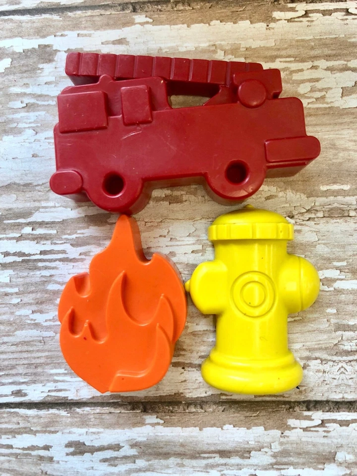 24套3辆消防车蜡笔派对礼品消防员生日填充物水栓  — 第 2/3 张图片