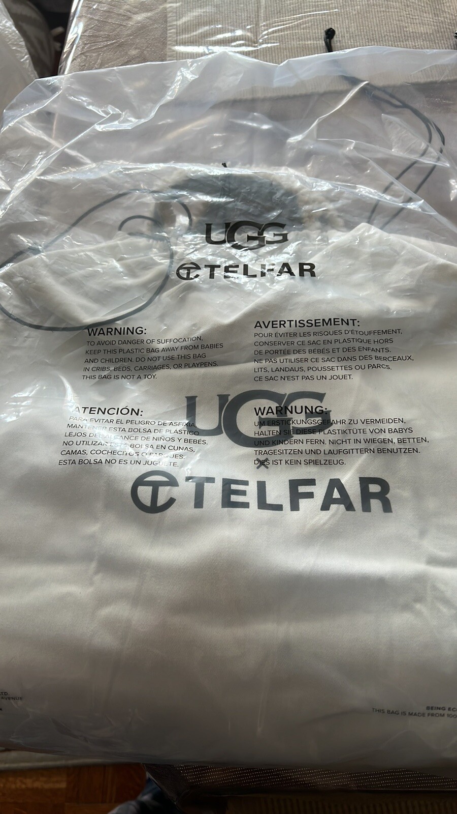 NEW - UGG x TELFAR Medium Shopper / Shopping Bag - Blue  image 5