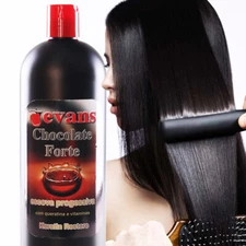 evans Brazilian Keratina Treatment CHOCOLATE Straighter hair w/ vitaminas 1 L