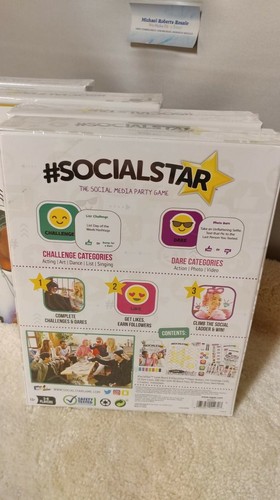 #SOCIALSTAR - The Social Media Party Game SOCIAL STAR *Brand New Sealed* - Picture 6 of 6