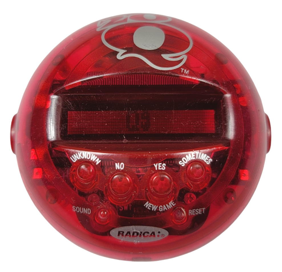 Radica 2003 20 Question Electronic Handheld Game Red Edition Working