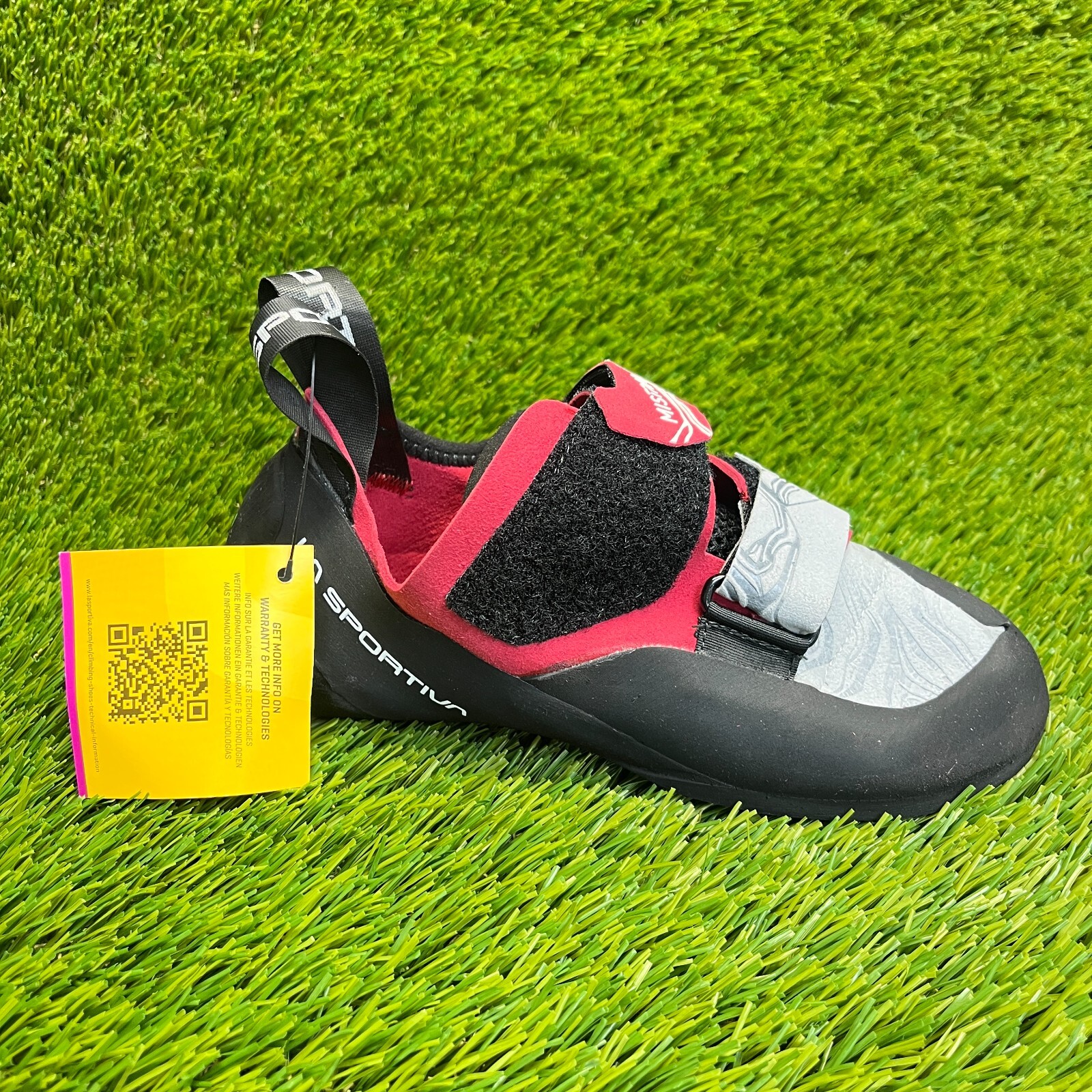 Zapatos de escalada al aire libre La Sportiva Mistral para mujer talla 5,5-6 36,5 negros grises rojos
