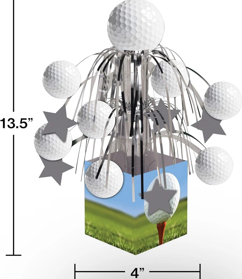 Sports Fanatic Golf Mini Cascade Centerpiece Birthday Party Decorations - Image 2 of 2