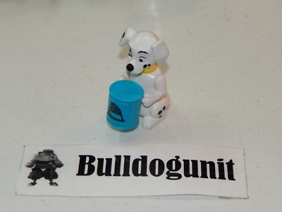 101 Dalmatians Dog w/ Dog Food Can 1996 McDonalds Happy Meal Toy Disney
