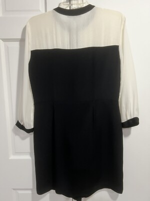 tibi new york silk dress Tibi New York Floral 100% Silk Strapless Cocktail Dress Sz 2 Black Gold Brown