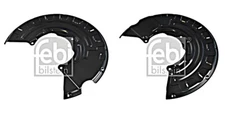FEBI Front Brake Disc Splash Panel L+R For VW Golf Mk6 AUDI SEAT SKODA 04-17