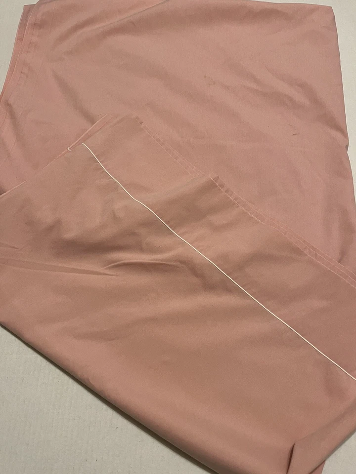 Sábana plana JC Penney rosa tamaño doble Foto 2 de 4