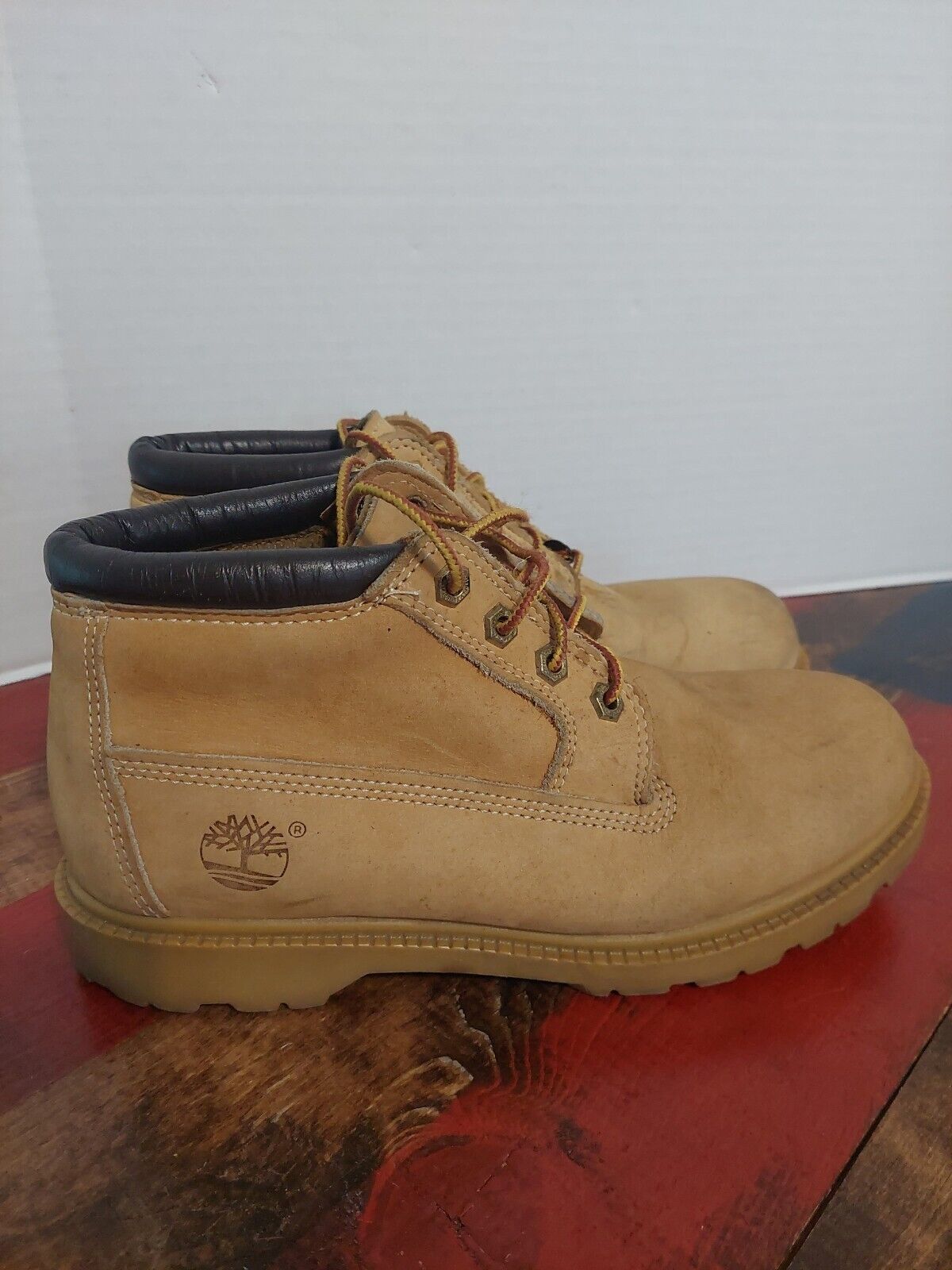 onkruid merknaam Aanbevolen TIMBERLAND Womens Nellie Waterproof Wheat Chukka Boots sz 8.5 Tan Leather  Beige | eBay