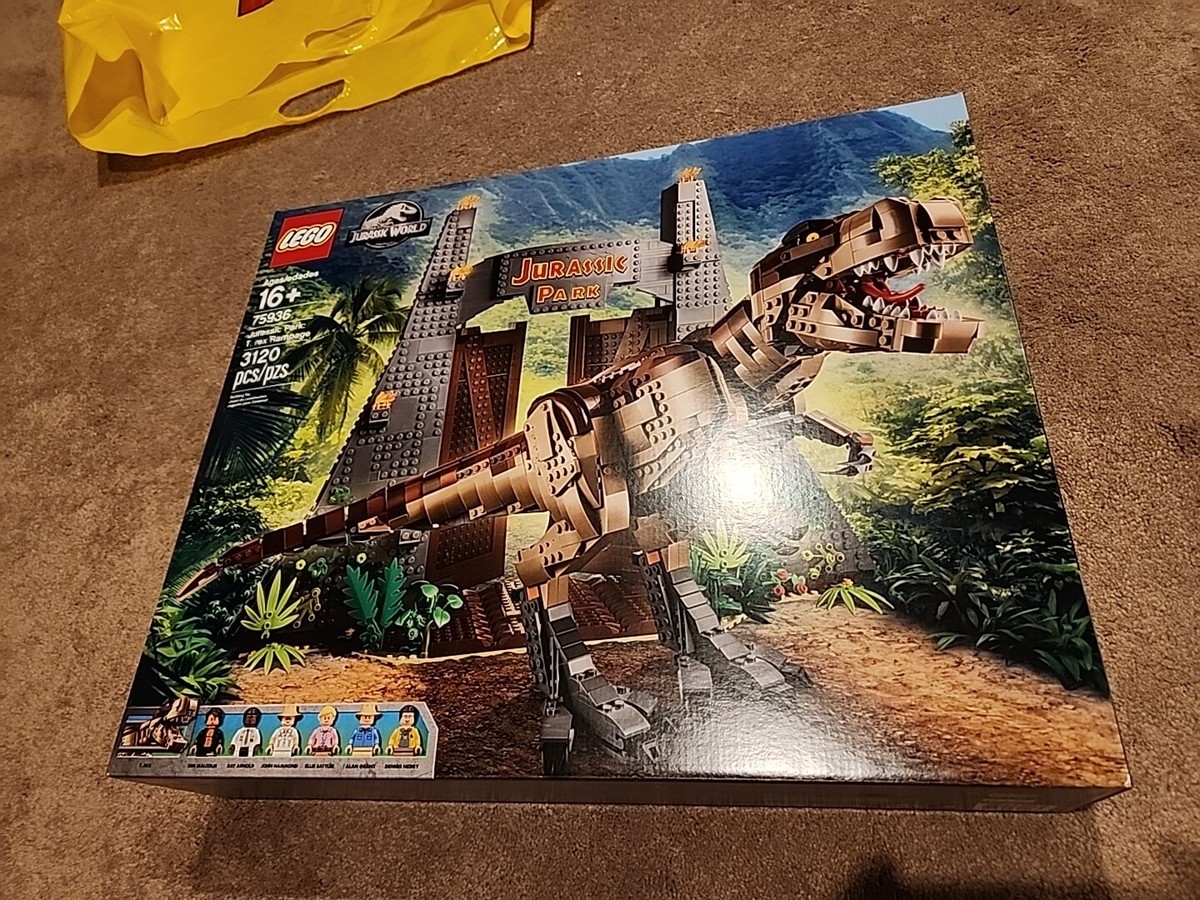NEW LEGO Jurassic World Jurassic Park T. Rex Rampage 75936 Retired
