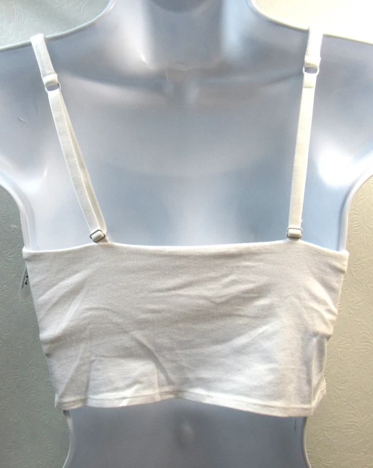 Sutiã Old Navy Everyday Brami Cami Tamanho Pequeno Branco Novo - Imagem 3 de 4