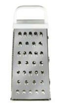 Chef Craft Stainless  Steel 4 Sided Pyramid Cheese Grater with  desired sizes