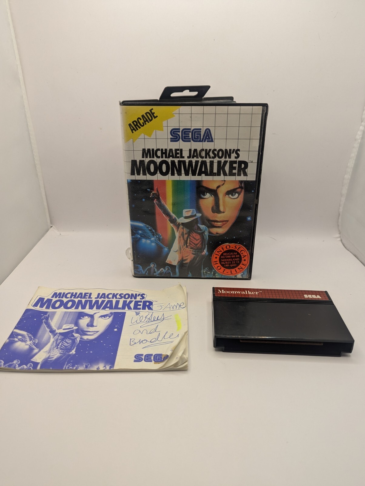 Michael Jackson's Moonwalker - Sega Master System complete with manual