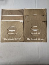 45 RPM 7" RECORD SLEEVES CO. SLEEVE 6 PACK SEE PHOTOS - Atlantic SLV13