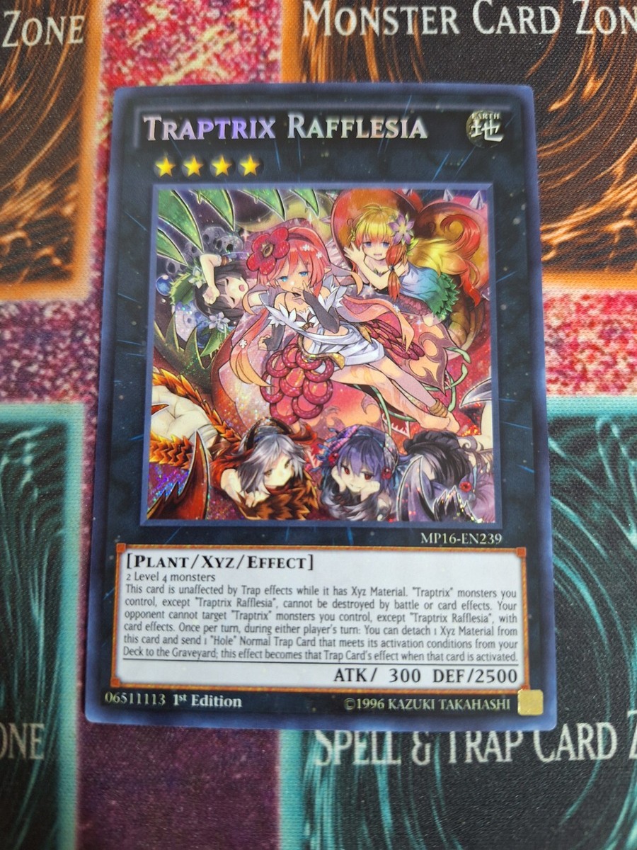 Yu-Gi-Oh! Traptrix Rafflesia MP16-EN239 Secret Rare 1st Edition