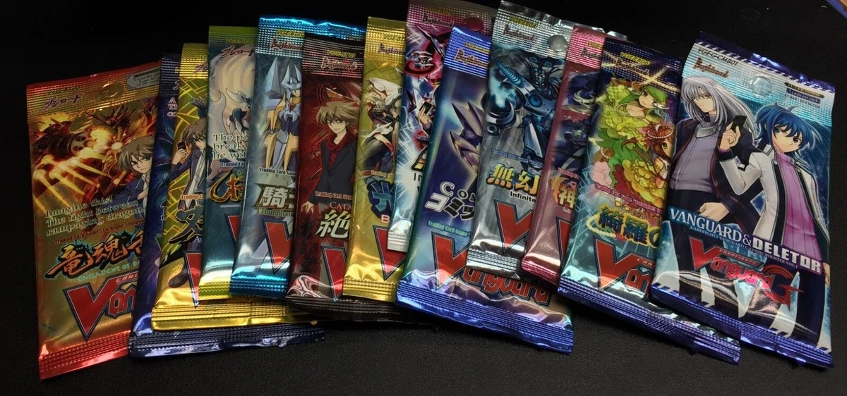 Cardfight!!! Vanguard TCG Sealed Collectible Card Game Packs for