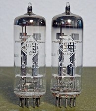 Lot 2x Röhre Telefunken Ulm 6463 (E86CC ECC813) same Code ungebraucht / NOS