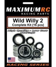 MAXRC - Tamiya WR-02 Series Wild Willy 2 Rubber Sealed Bearings Kit Upgrade (16)