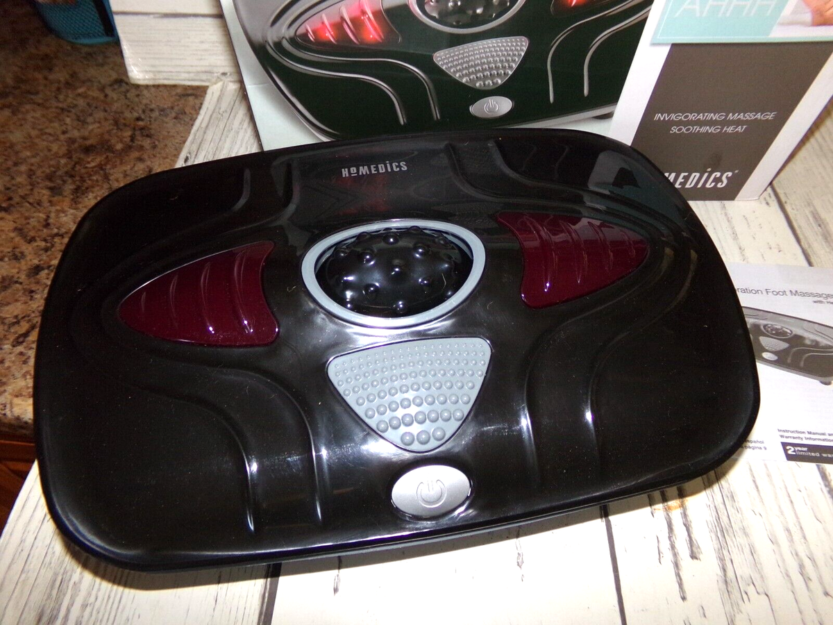Homedics Vibration Foot Massager with Heat FMV-400HBK-2