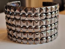 Mauboussin Cuff M/L size. Dark Ruthenium Plated 925 Silver. Route Du Tennessee