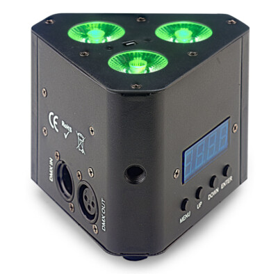 Stagg SLI-TRUSS34-2 LED Scheinwerfer DJ Spot mit Fernbedienung