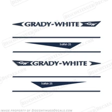 Fits Grady White Sailfish 25 Decal Kit - Standard Sailfish