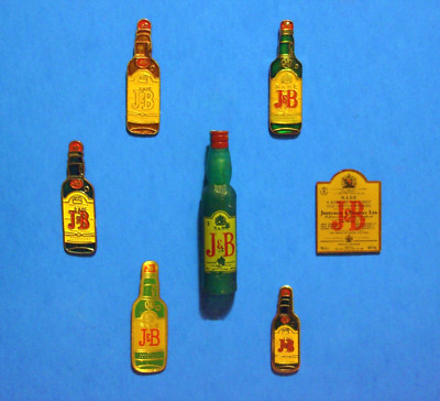 JUSTERINI & BROOKS LTD - J&B - OLD SCOTCH WHISKY - BOTTLE - 7 VINTAGE PIN LOT
