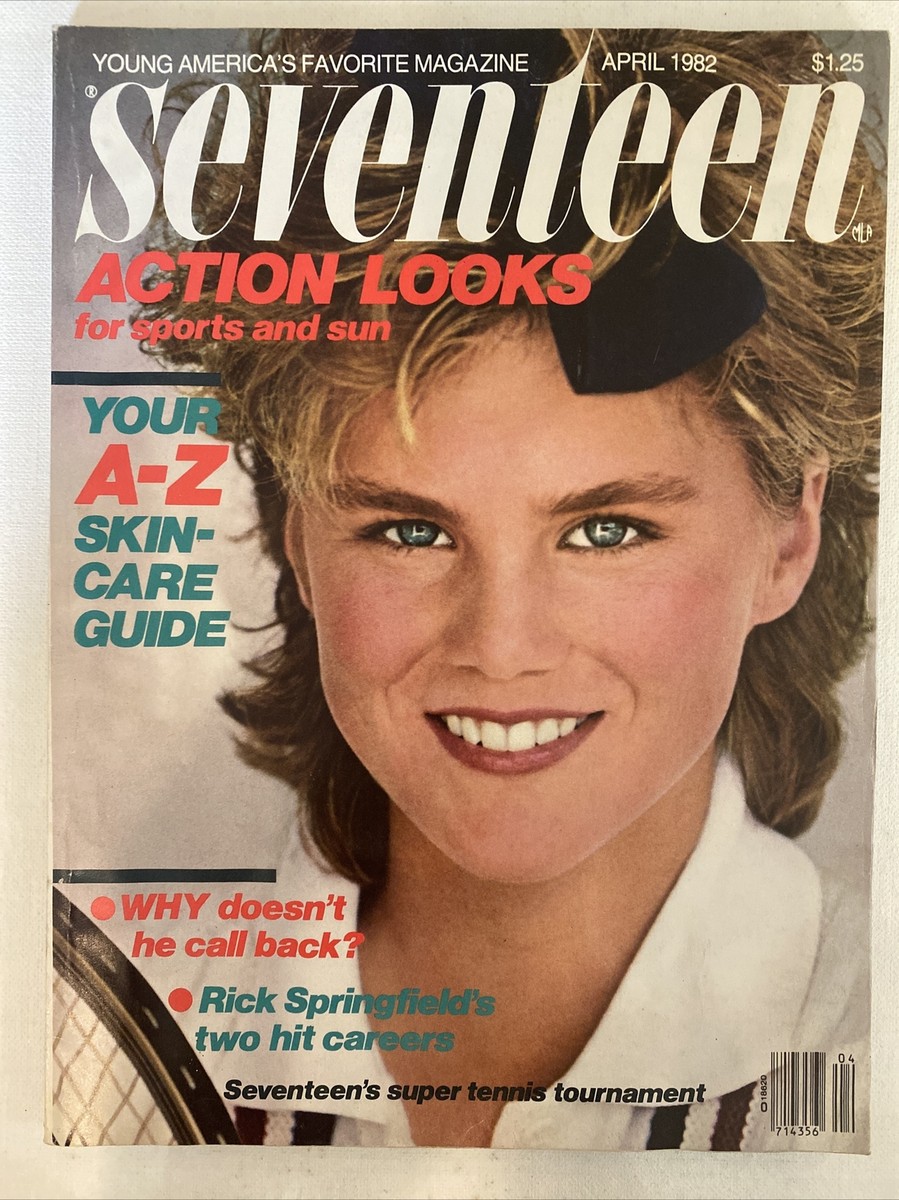 Vintage Seventeen Magazine April 1982 RICK SPRINGFIELD Marilyn